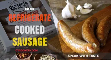Refrigerating Cooked Sausage: Best Practices for Freshness and Safety