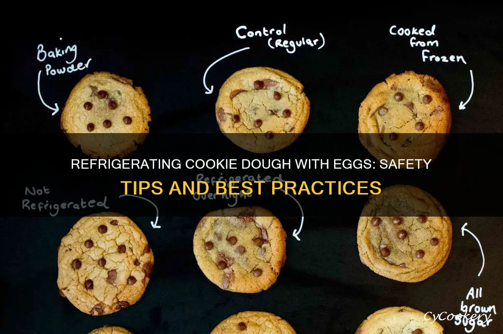 can you refrigerate cookie dough with eggs