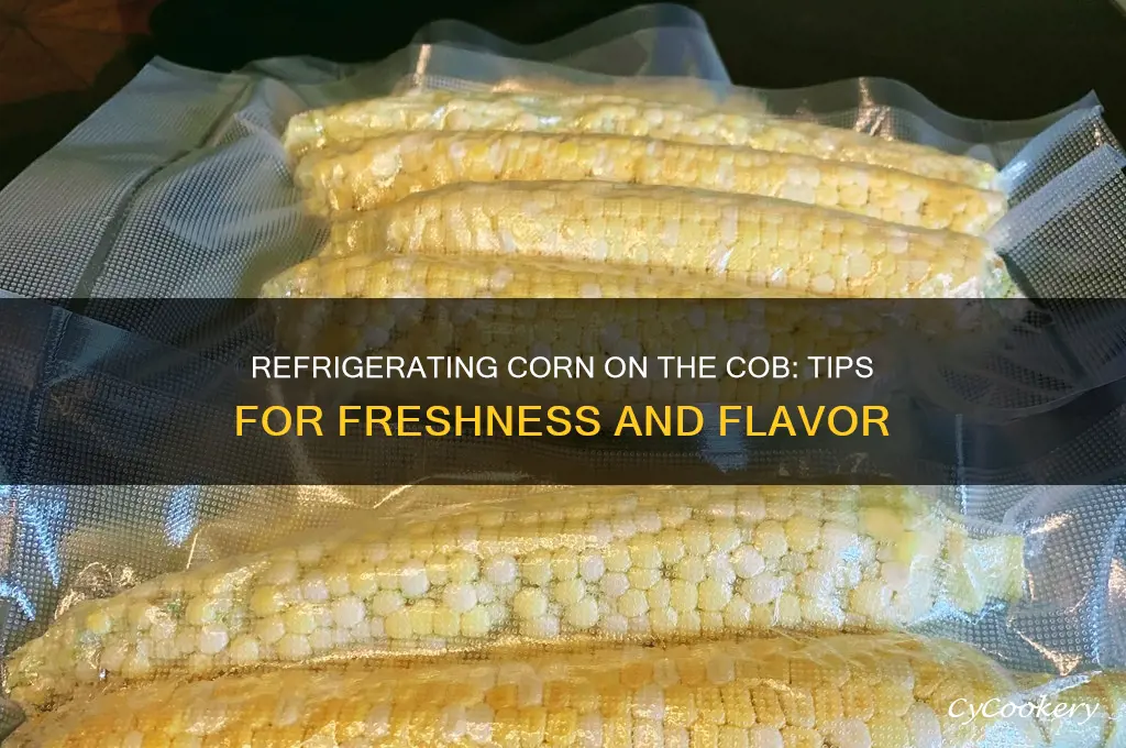 can you refrigerate corn on the cob