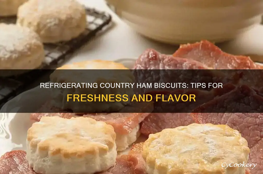 can you refrigerate country ham biscuit