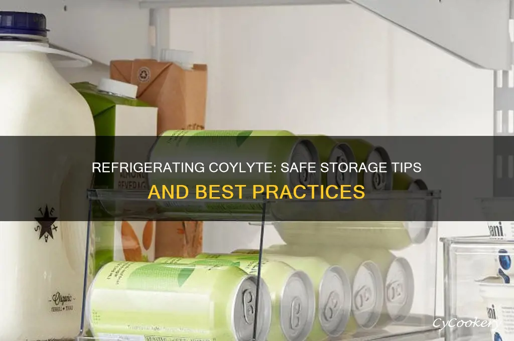 can you refrigerate coylyte