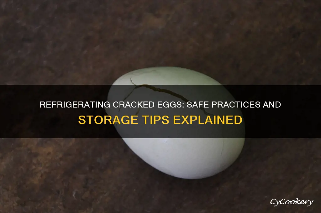 can you refrigerate cracked eggs