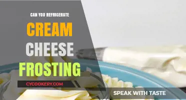 Refrigerating Cream Cheese Frosting: Tips for Storage and Freshness