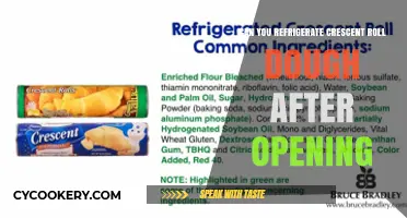Refrigerating Crescent Roll Dough: Post-Opening Storage Tips and Tricks