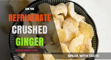 Refrigerating Crushed Ginger: Tips for Freshness and Longevity
