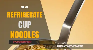 Refrigerating Cup Noodles: Best Practices for Storage and Safety