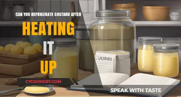 Refrigerating Custard After Heating: Safe Practices and Tips
