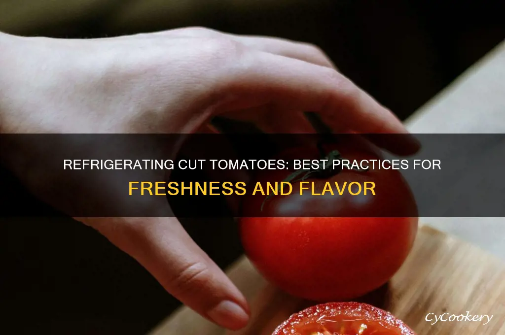 can you refrigerate cut tomatoes