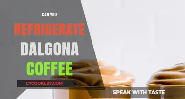 Refrigerating Dalgona Coffee: Tips for Storing the Whipped Delight