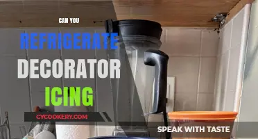 Refrigerating Decorator Icing: Tips for Storage and Freshness