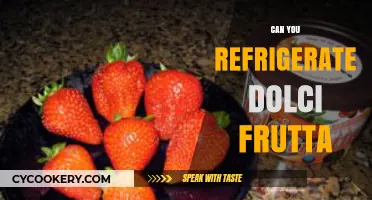 Refrigerating Dolci Frutta: Best Practices for Freshness and Flavor