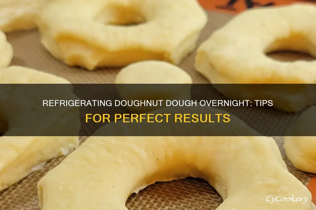 can you refrigerate doughnut dough overnight
