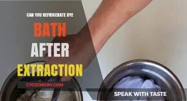 Refrigerating Dye Bath Post-Extraction: Best Practices and Tips