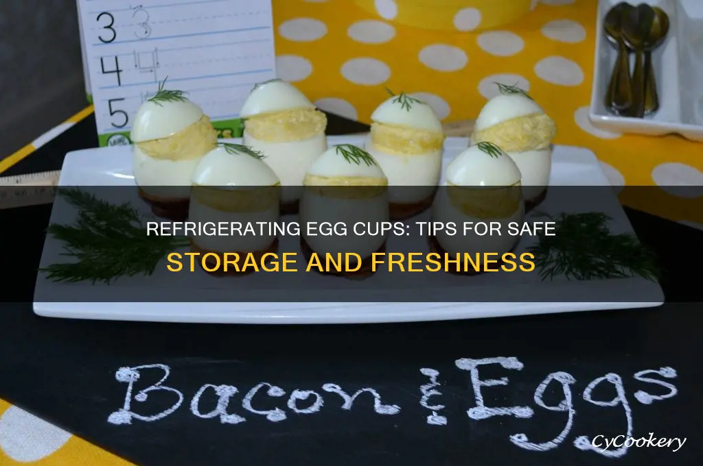 can you refrigerate egg cups