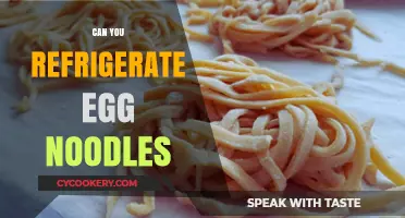 Refrigerating Egg Noodles: Tips for Storage and Freshness