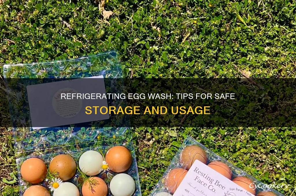 can you refrigerate egg wash