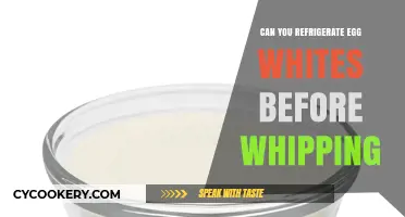 Refrigerating Egg Whites: A Whipping Game-Changer or Culinary Mistake?