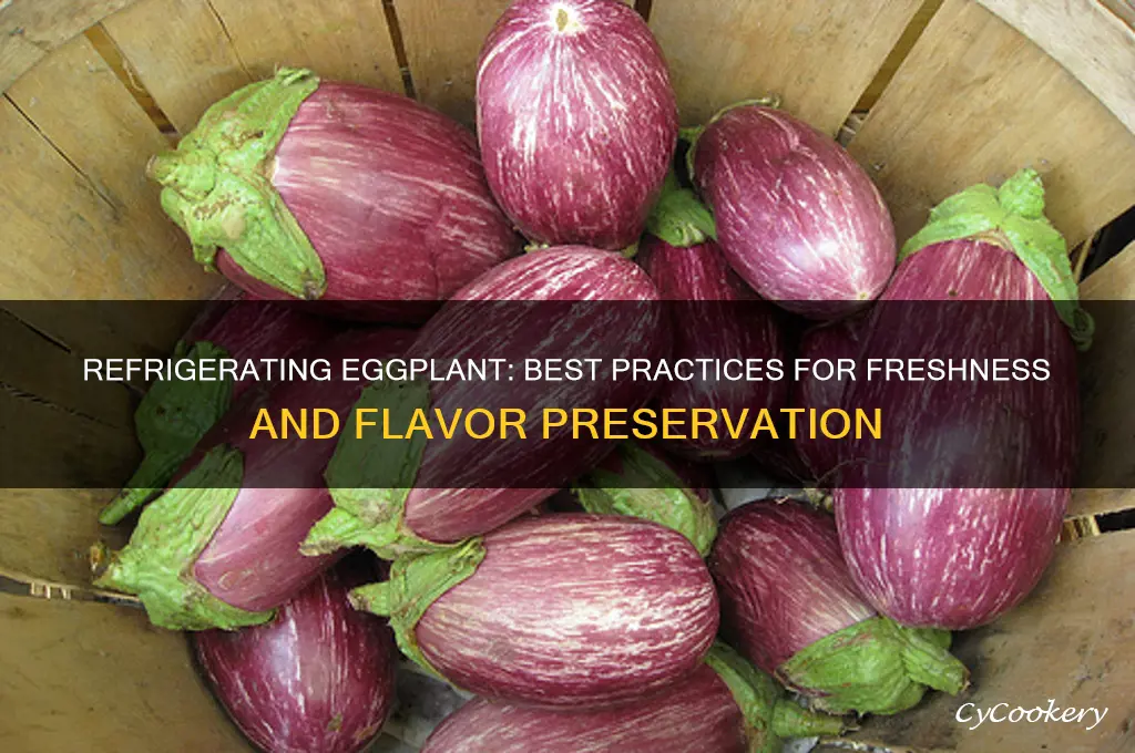 can you refrigerate eggplant