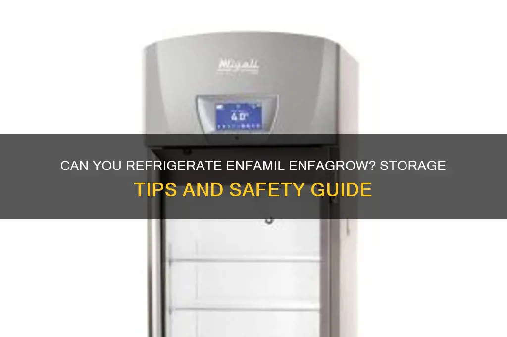 can you refrigerate enfagrow