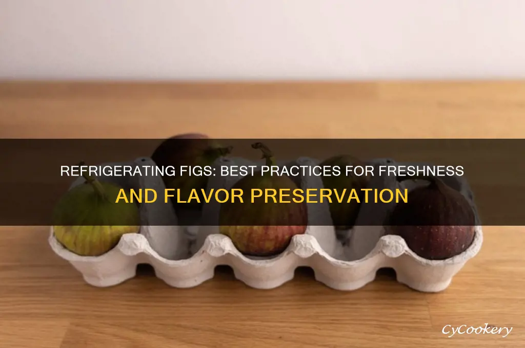 can you refrigerate figs