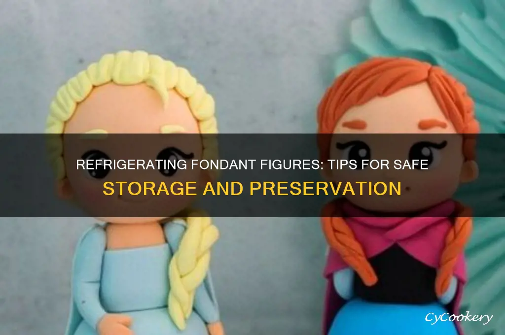 can you refrigerate fondant figures