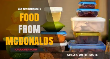 Refrigerating McDonald's Leftovers: Tips for Safe Food Storage