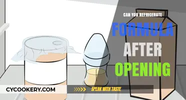 Refrigerating Open Formula: Safety Tips and Best Practices for Parents