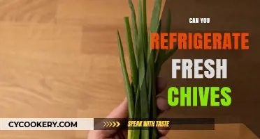 Refrigerating Fresh Chives: Best Practices for Longer Shelf Life