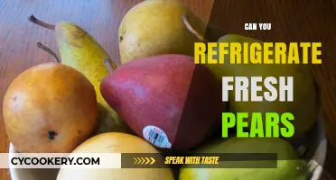 Refrigerating Fresh Pears: Best Practices for Longer Shelf Life