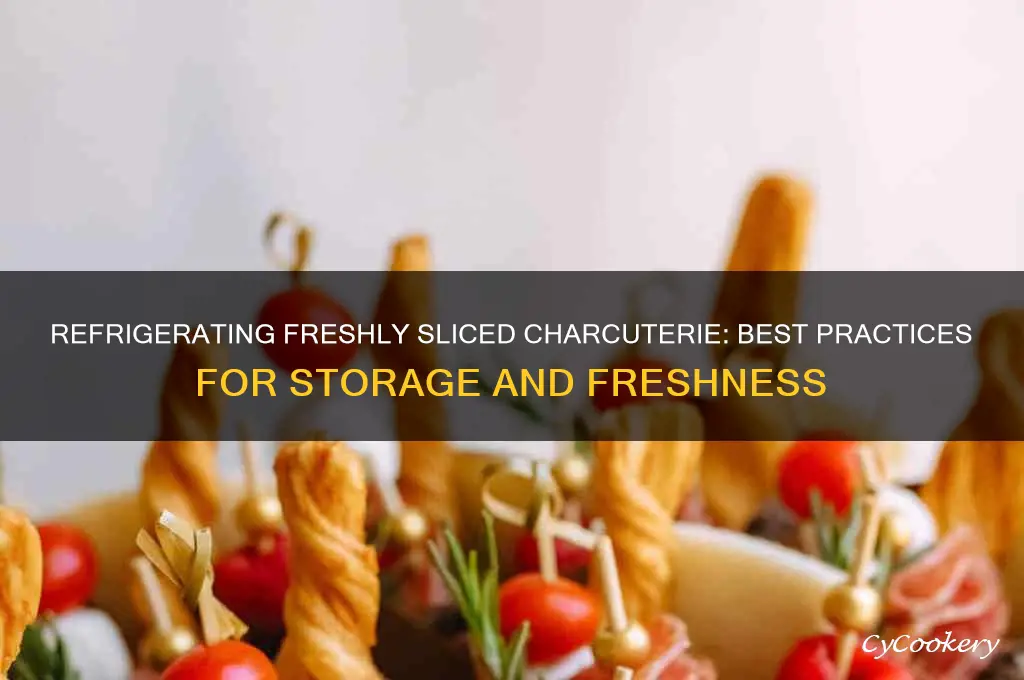 can you refrigerate freshly sliced charcuterie