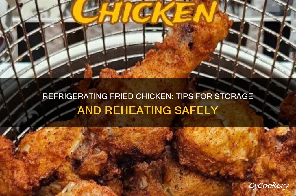 can you refrigerate fried chicken