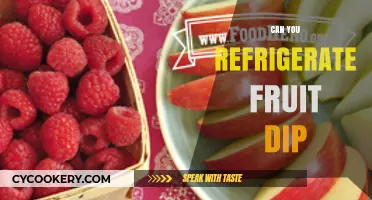Refrigerating Fruit Dip: Best Practices for Freshness and Flavor