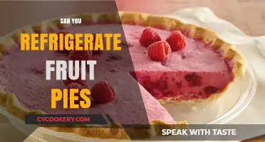 Refrigerating Fruit Pies: Best Practices for Freshness and Flavor