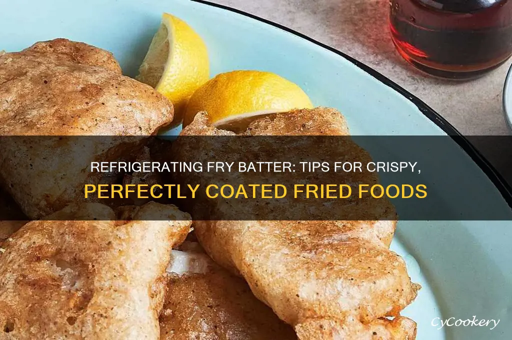can you refrigerate fry batter