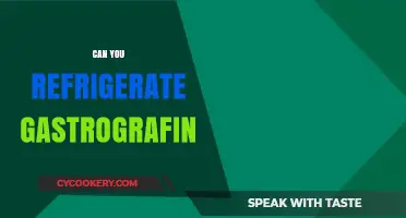 Refrigerating Gastrografin: Safe Storage Tips and Best Practices
