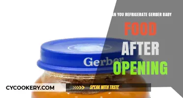 Refrigerating Gerber Baby Food: Safe Storage Tips After Opening