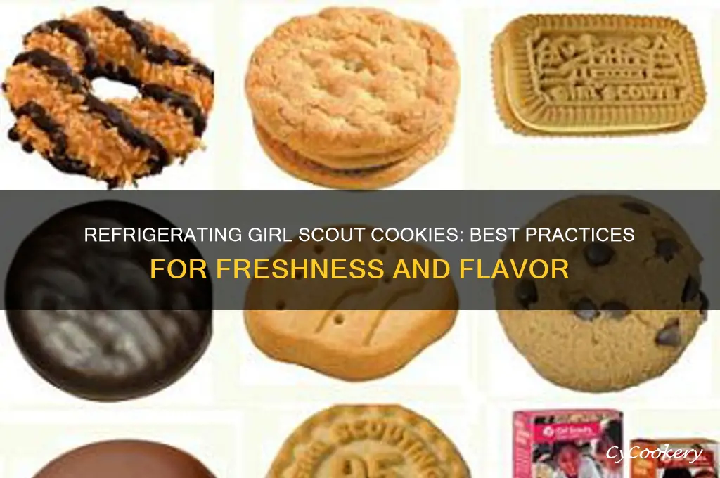 can you refrigerate girl scout cookies