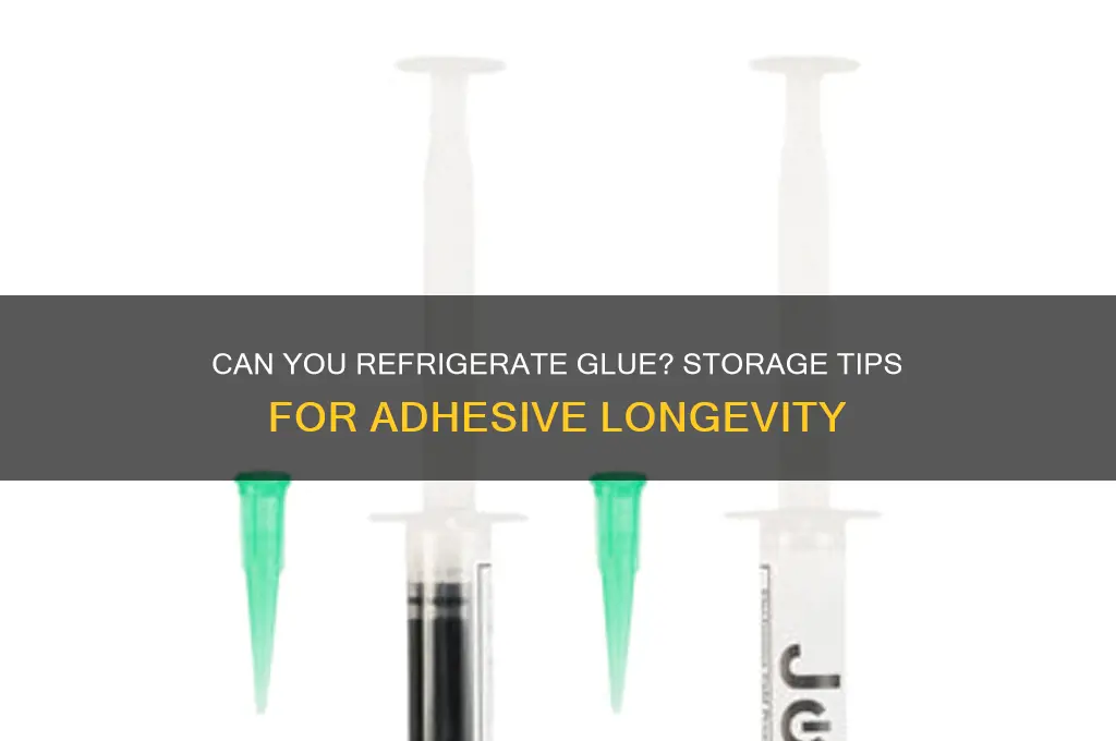 can you refrigerate glue