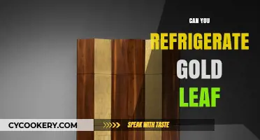 Refrigerating Gold Leaf: Best Practices for Storage and Preservation