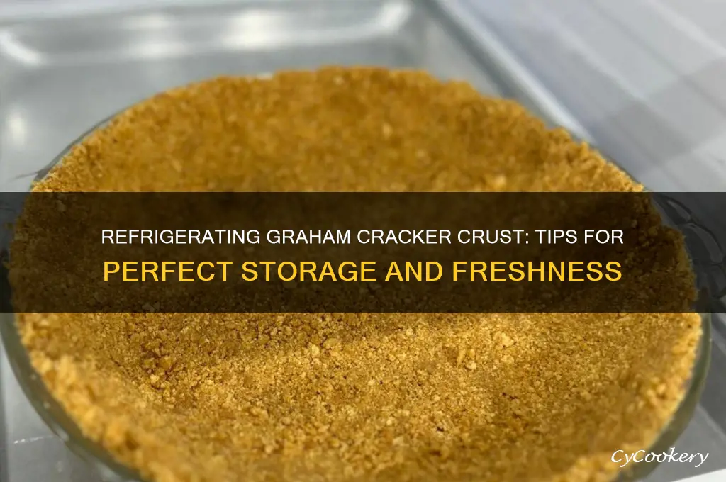 can you refrigerate graham cracker crust