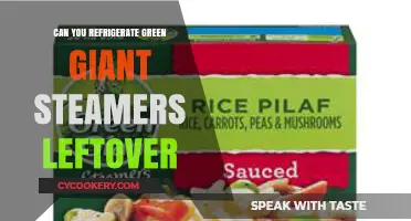 Refrigerating Green Giant Steamers Leftovers: Tips for Safe Storage