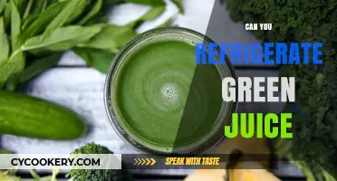 Can You Refrigerate Green Juice? Tips for Freshness and Storage