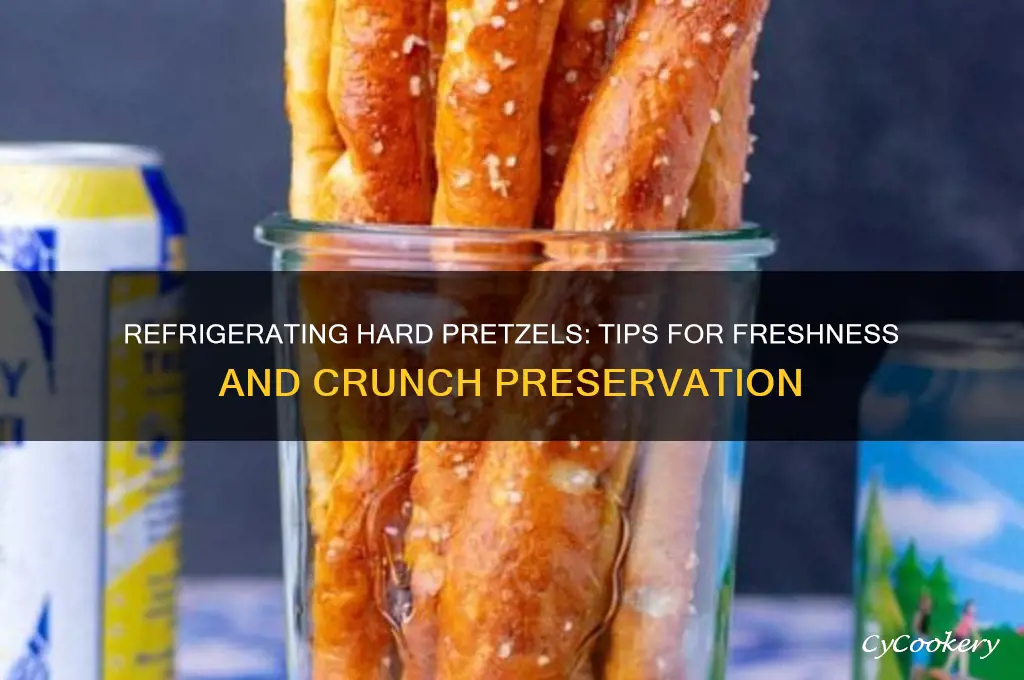 can you refrigerate hard pretzels