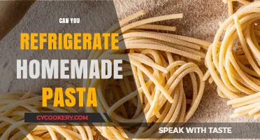 Refrigerating Homemade Pasta: Tips for Freshness and Storage Success