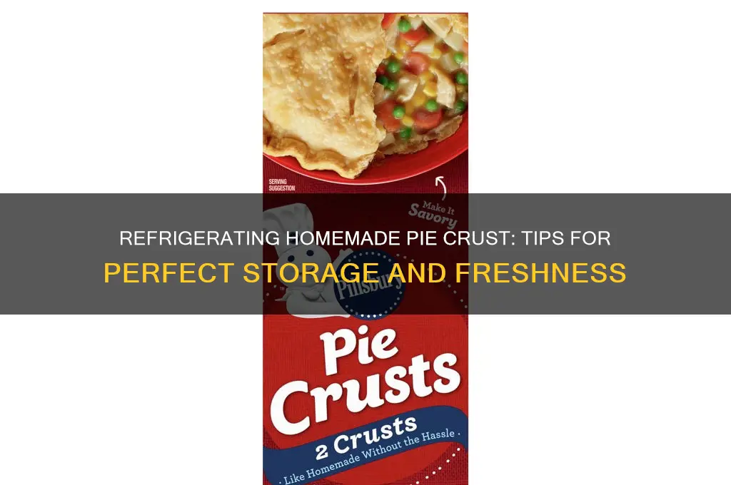 can you refrigerate homemade pie crust