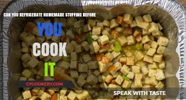 Refrigerating Homemade Stuffing: Pre-Cooking Tips for Freshness and Safety
