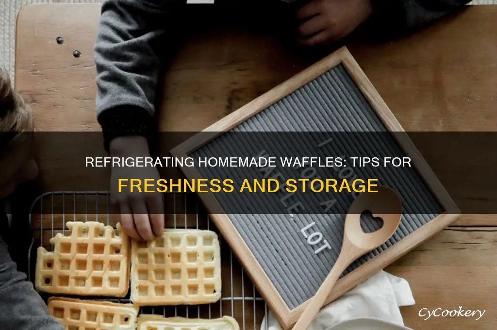 can you refrigerate homemade waffles