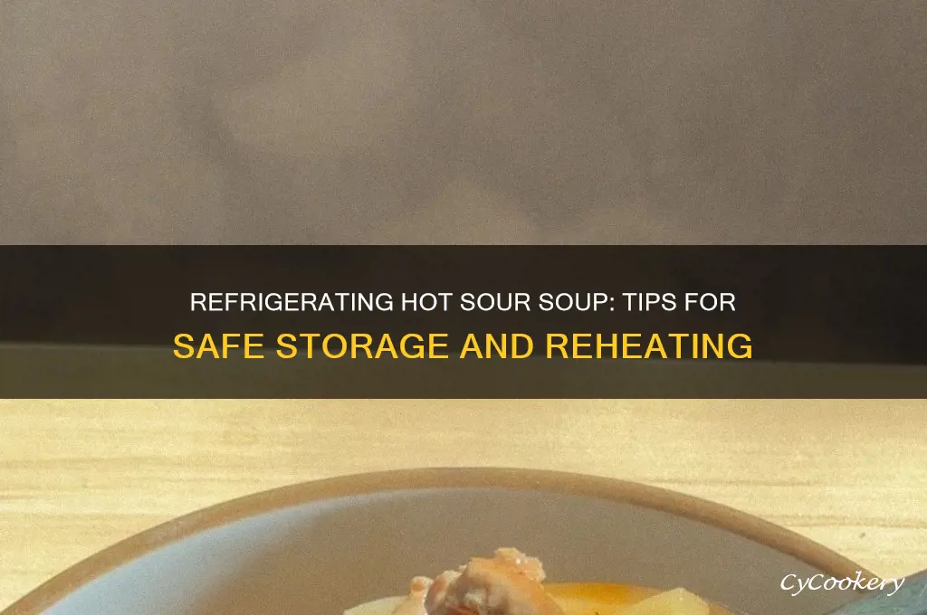 can you refrigerate hot sour soup