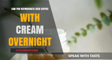 Refrigerating Iced Coffee with Cream Overnight: Safe or Spoiled?