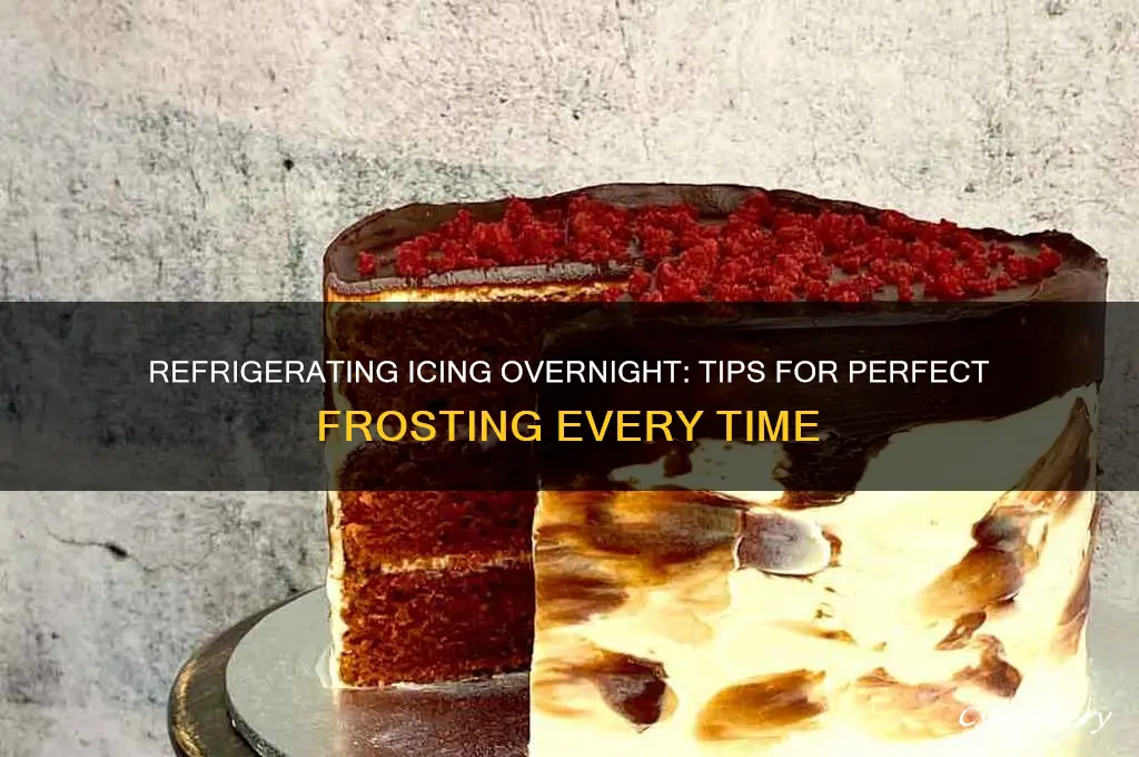 can you refrigerate icing overnight
